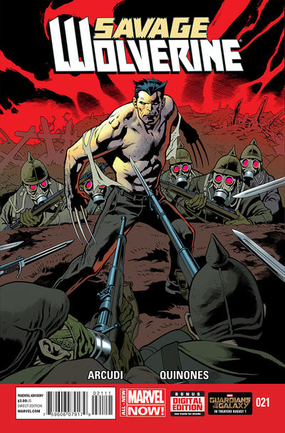 Savage Wolverine #21-Very Fine (7.5 – 9)