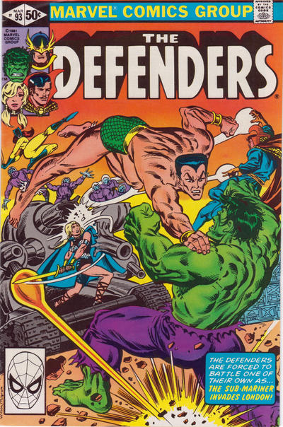 The Defenders #93 [Direct]-Very Fine (7.5 – 9)