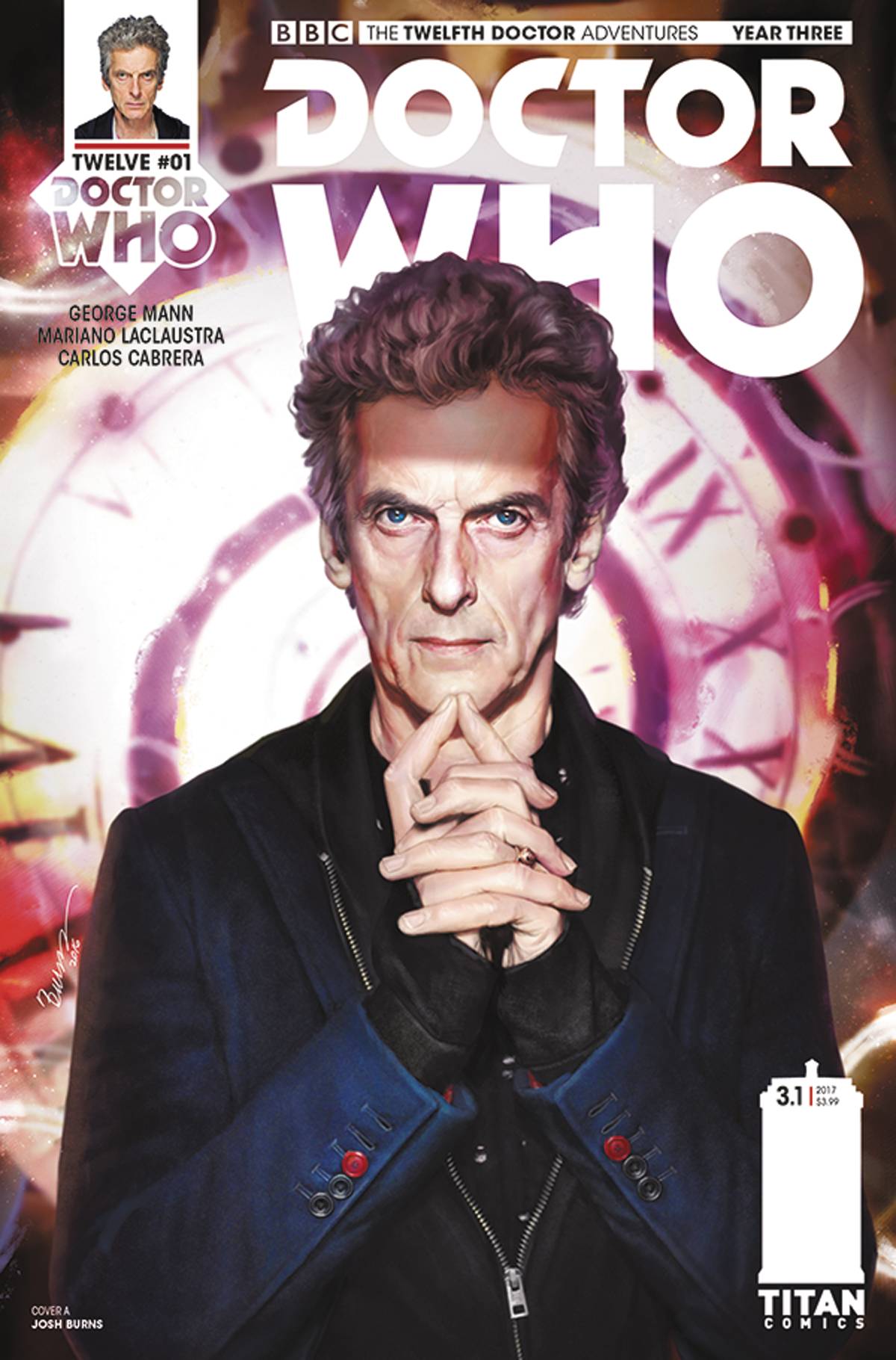 Doctor Who 12th Year Three #1 Cover A Burns