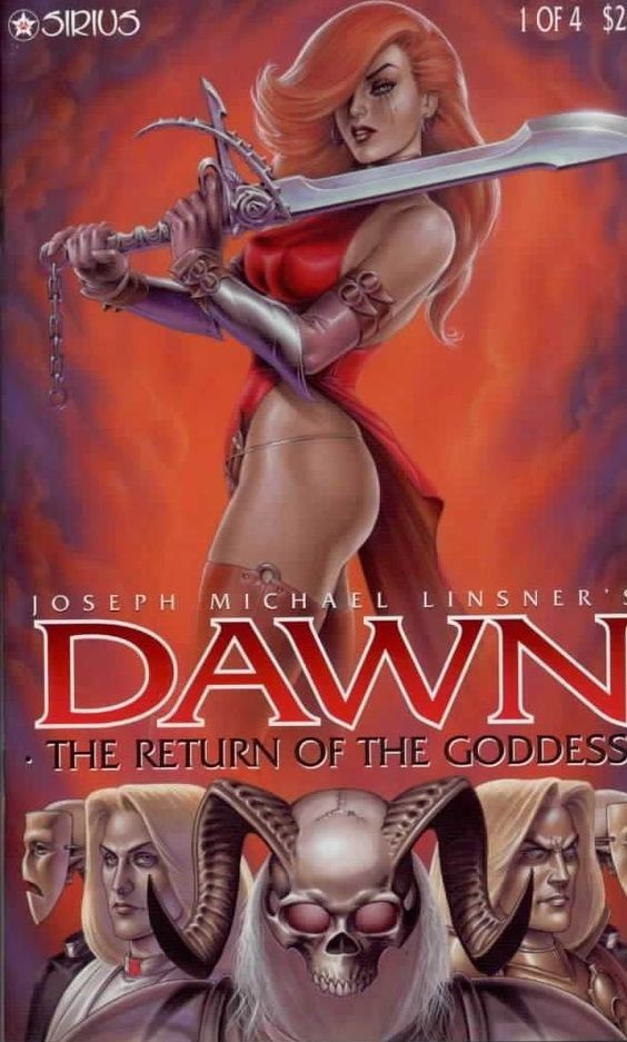 Joseph Michael Linsner's Dawn: The Return of The Goddess Limited Series Bundle Issues 1-4
