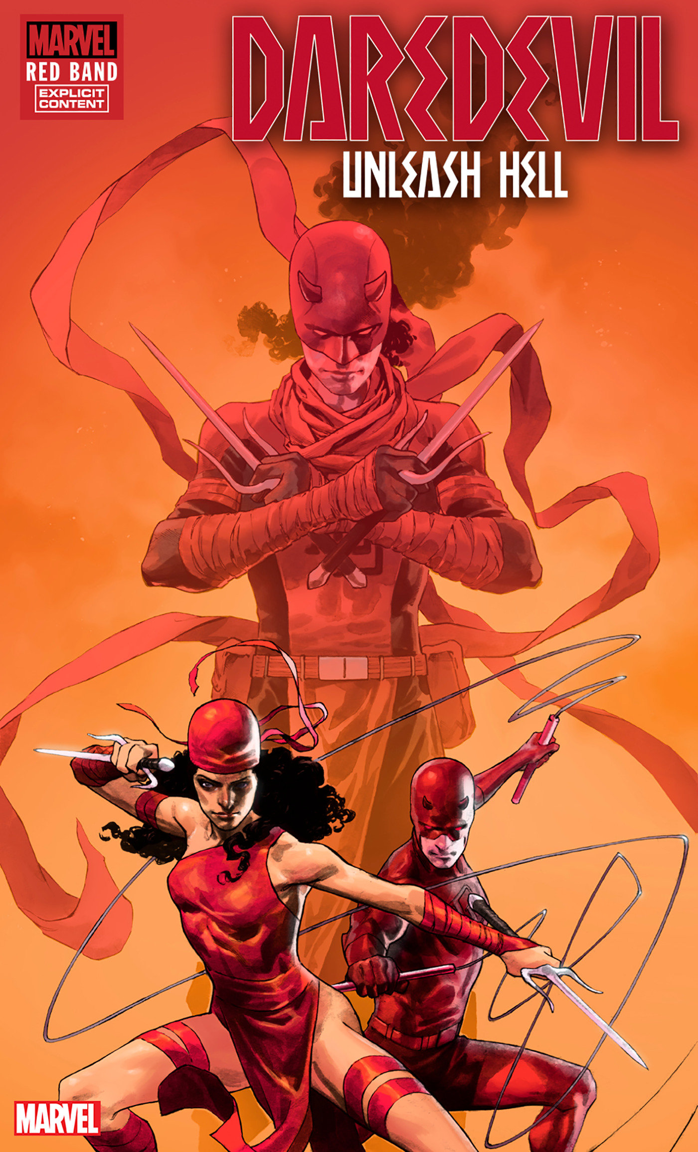 Daredevil Unleash Hell - Red Band #1 Jerome Opena Variant [Polybagged]