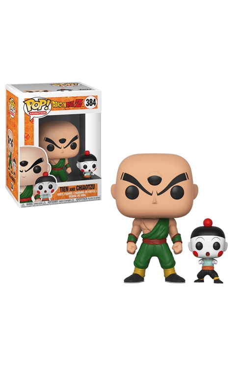 Funko Pop Dragon Ball Z Tien And Chiaotzu 384 Pre-Owned