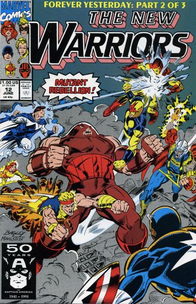 New Warriors #12 [Direct]-Near Mint (9.2 - 9.8)