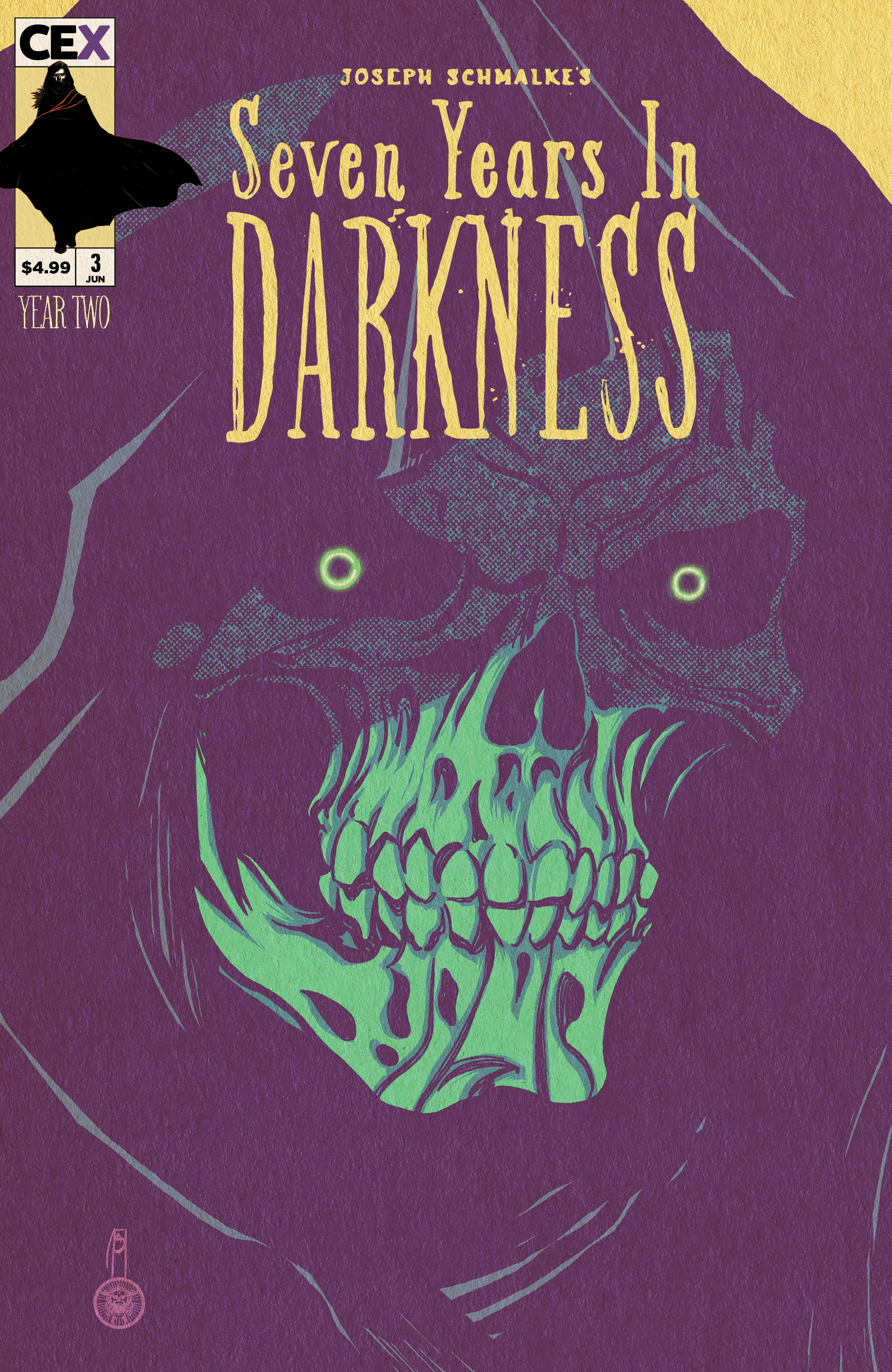 Seven Years in Darkness Year Two #3 Cover B Joseph Schmalke Card Stock Variant (Of 4)