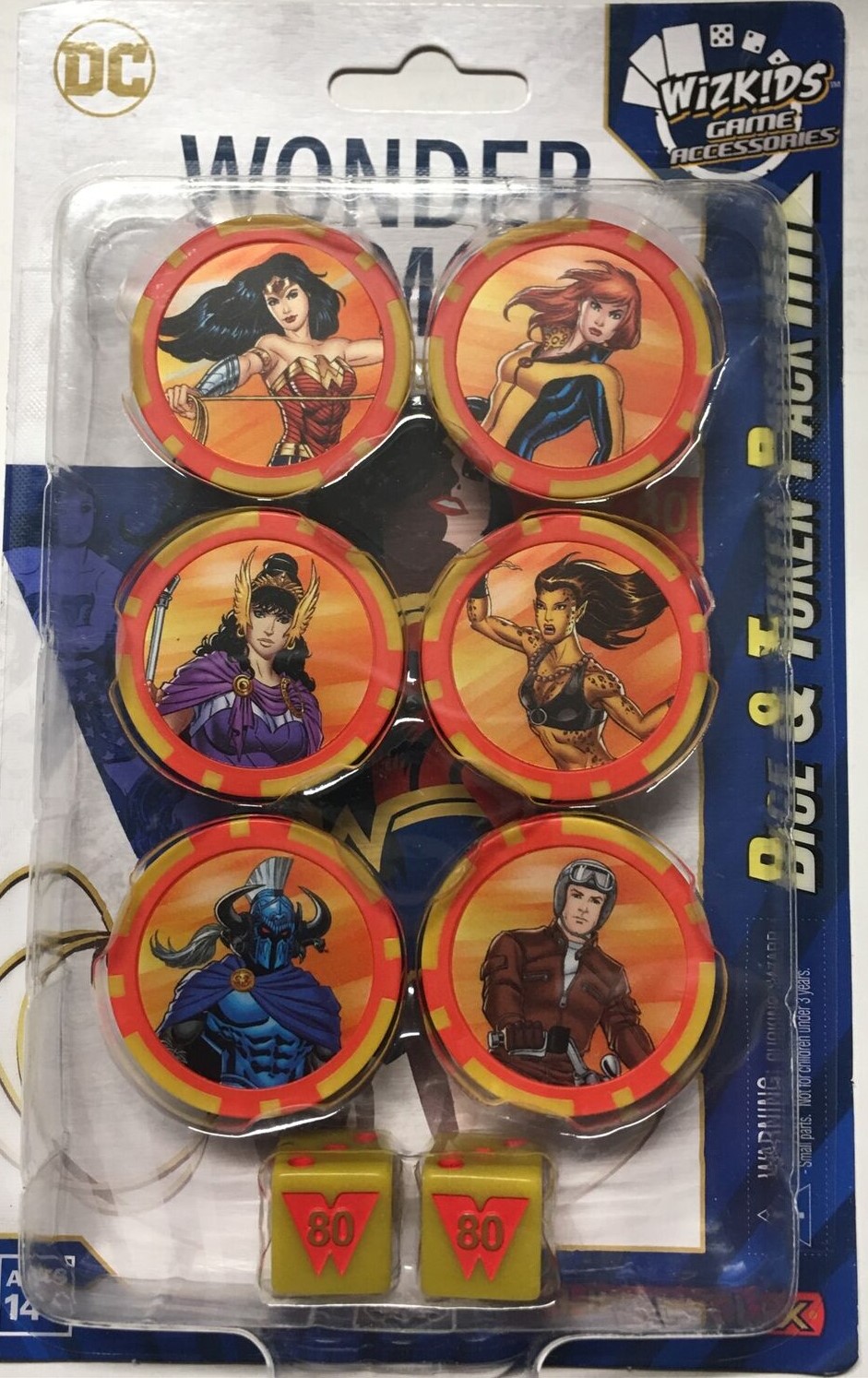 DC Heroclix Wonder Woman 80th Anniversary Dice & Token Pack