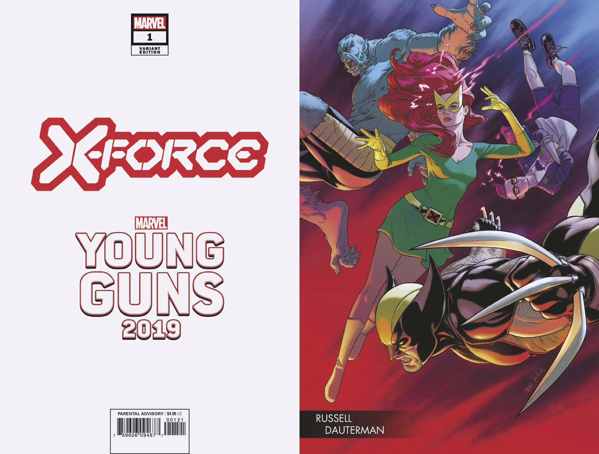 X-Force #1 Dauterman Young Guns Variant Dx (2020)