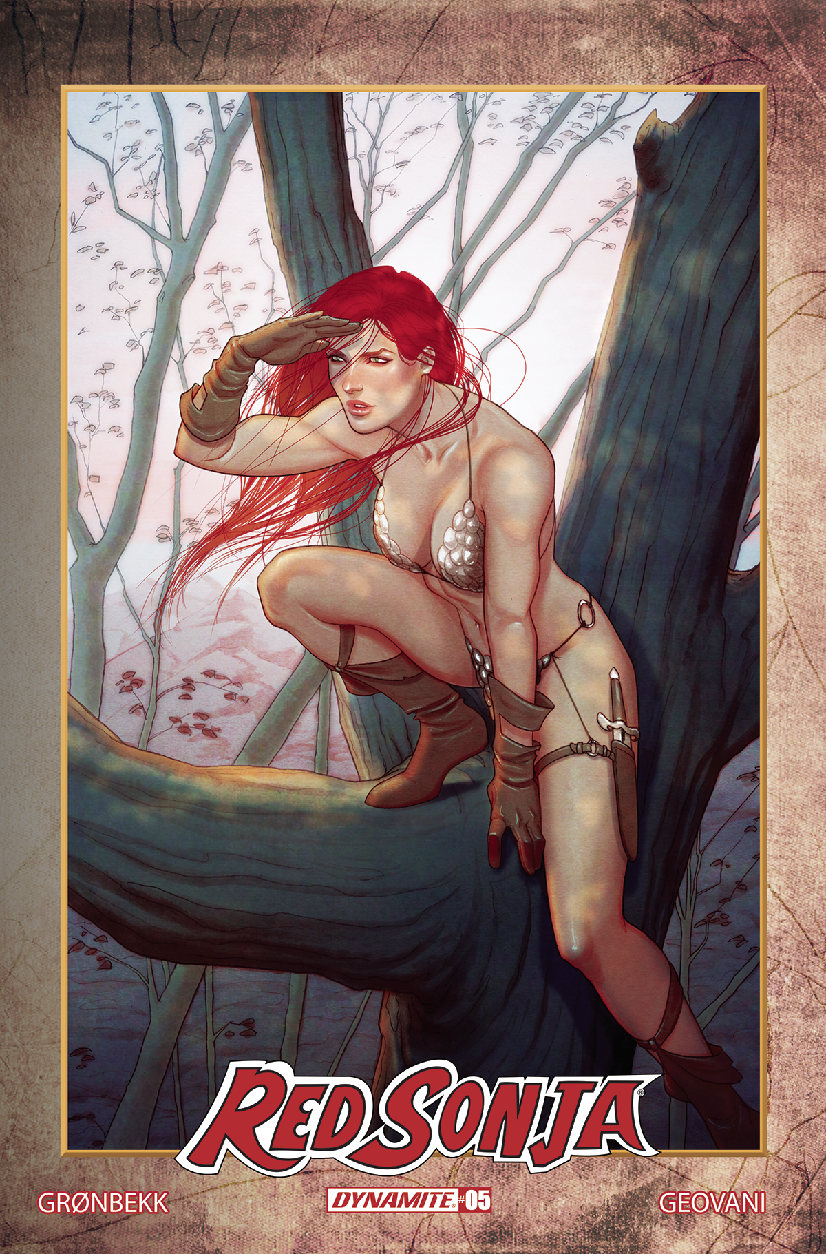 Red Sonja 2023 #5 Cover F 1 for 10 Incentive Frison Modern Icon