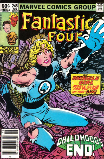 Fantastic Four #245 [Newsstand]-Fine (5.5 – 7)