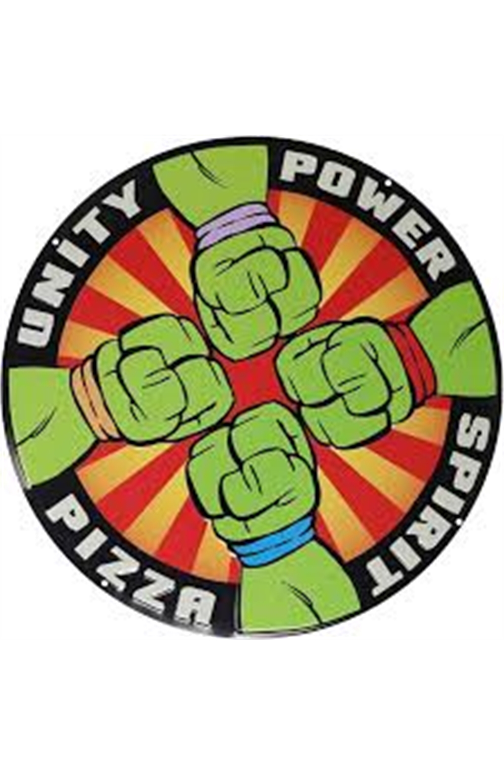 Teenage Mutant Ninja Turtles Pizza Power Tin Sign