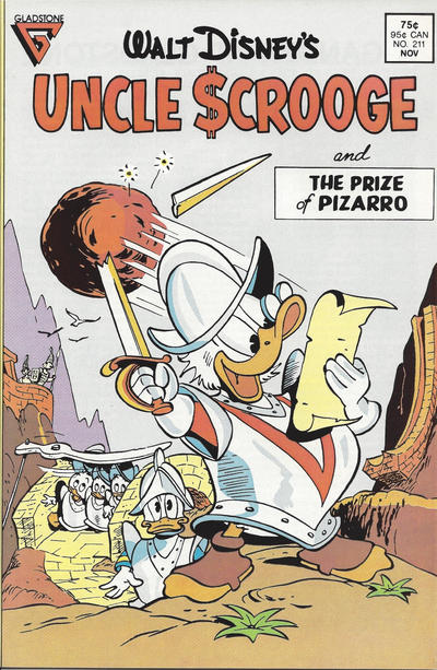 Walt Disney's Uncle Scrooge #211 [Direct]-Near Mint (9.2 - 9.8)