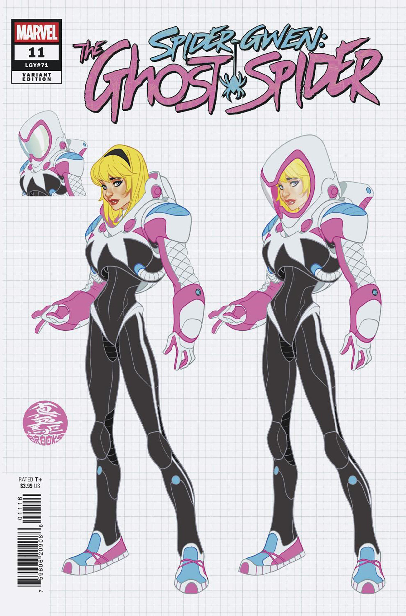 Spider-Gwen: The Ghost-Spider #11 Mark Brooks Design Variant 1 for 10 Incentive