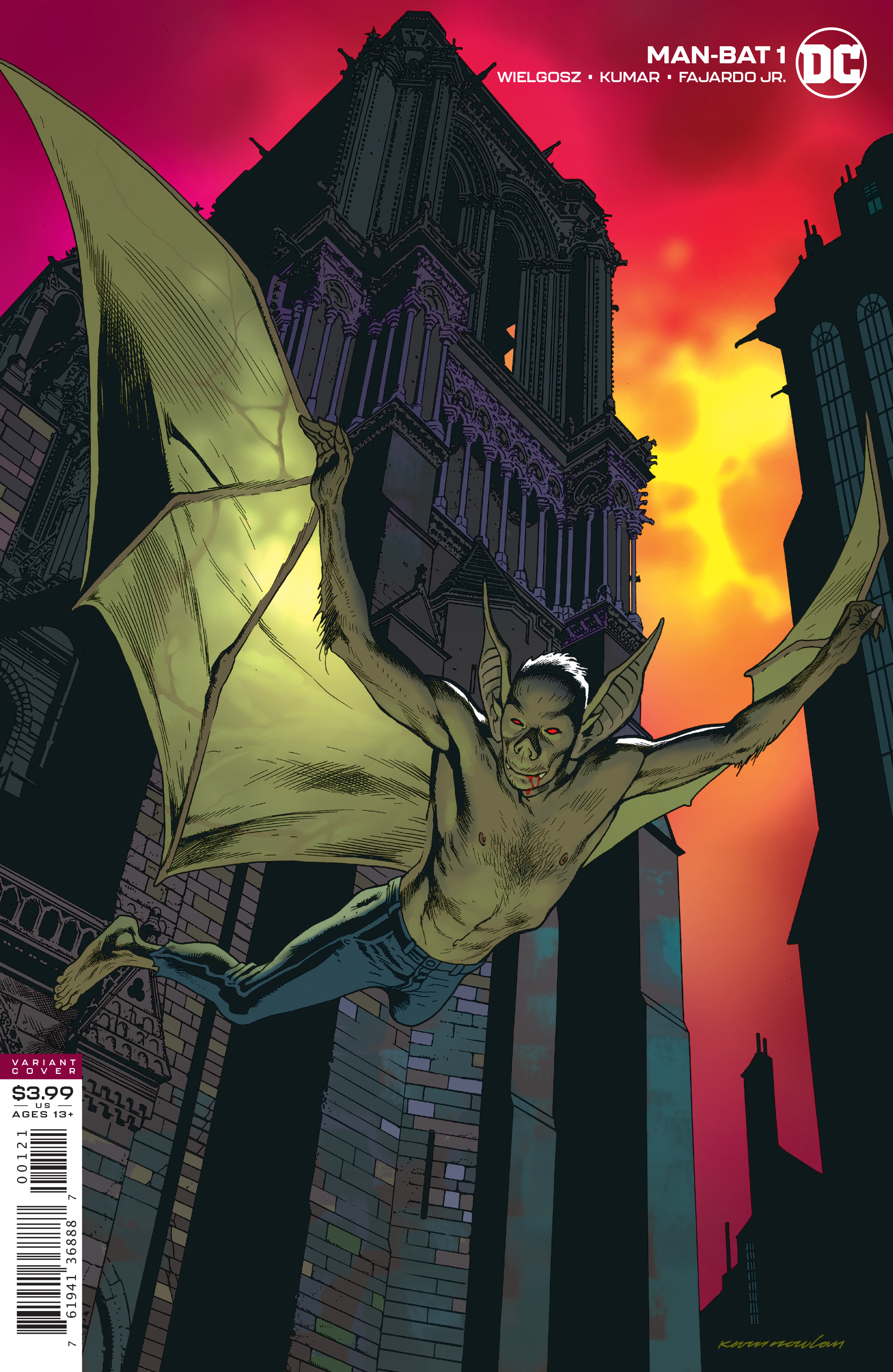 Man-Bat #1 Cover B Kevin Nowlan Variant (Of 5)