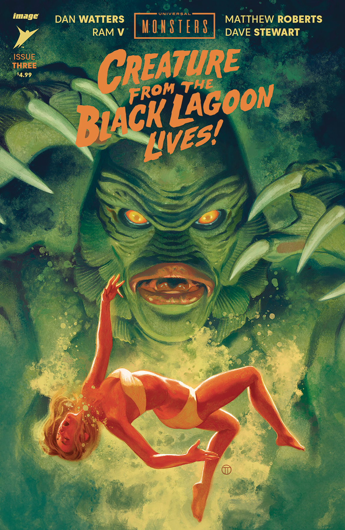 Universal Monsters the Creature from the Black Lagoon Lives #3 Cover B Julian Totino Tedesco Vari (Of 4)