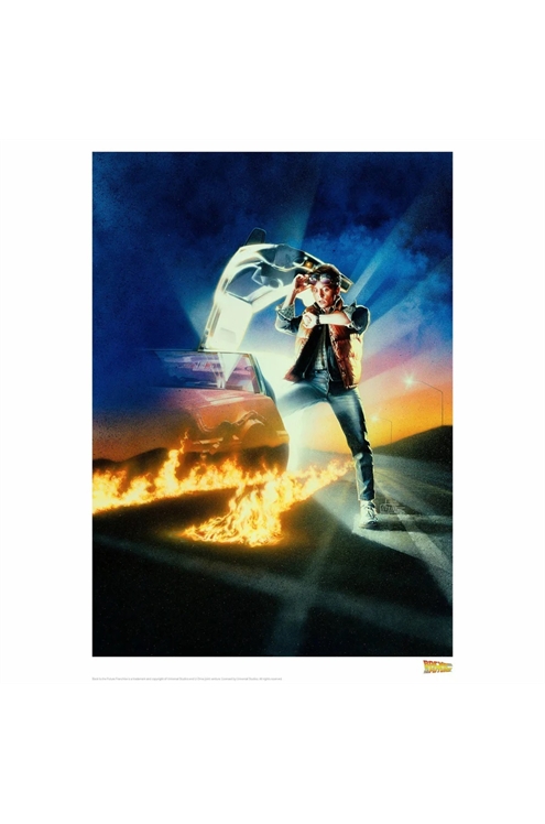 Back To The Future Classic Movie Art Limited Edition Art Print