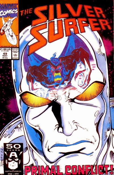 Silver Surfer #49 [Direct] - Vf-