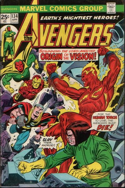 Avengers #134 Near Mint (9.2 - 9.8)