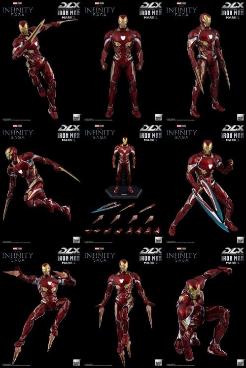 Infinity Saga Deluxe Iron Man Mark 50 1/12 Action Figure