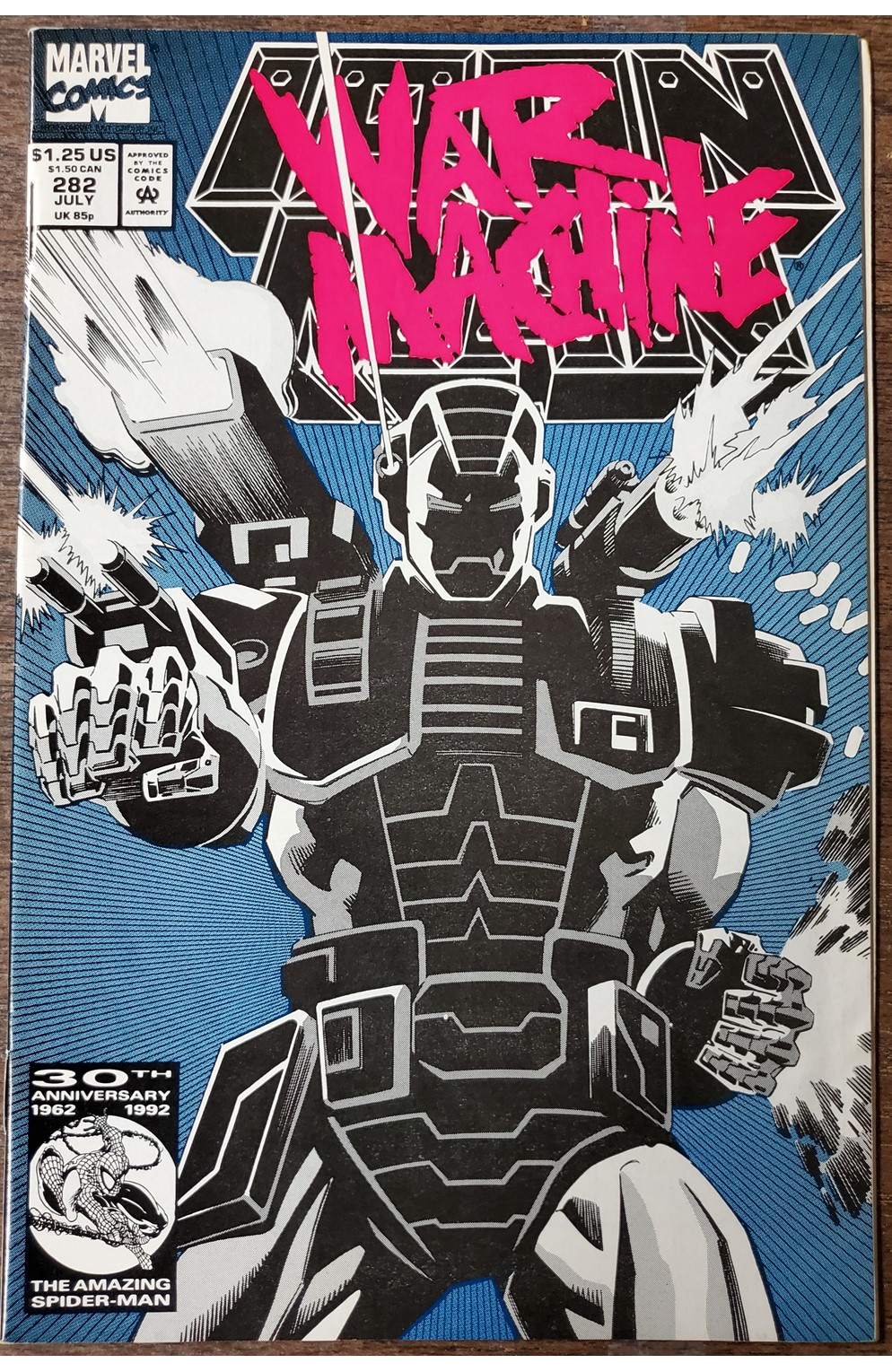 Iron Man #282 (Marvel 1992) 1st Full War Machine