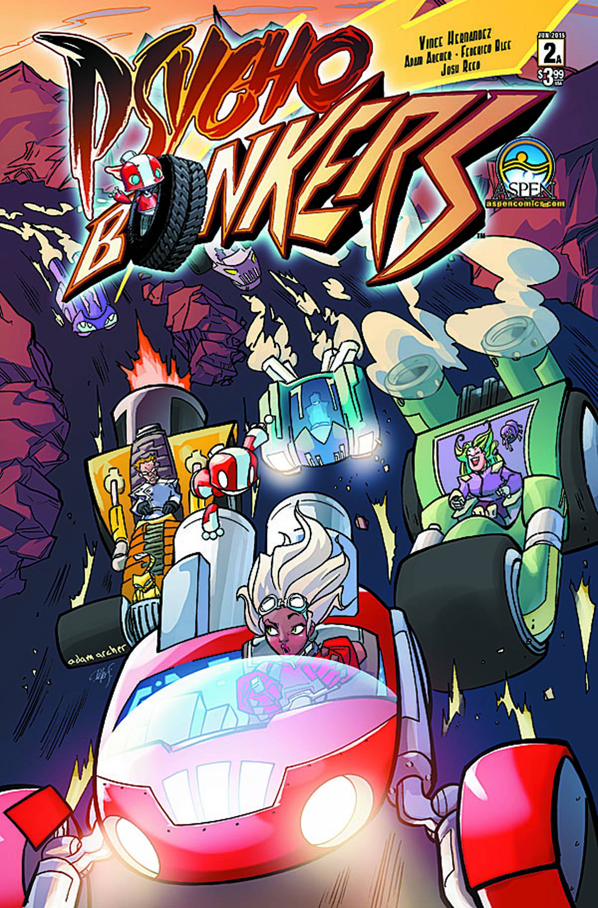 Psycho Bonkers #2 Direct Market Cover A
