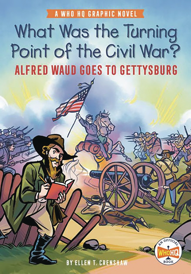Turning Point of Civil War Waud Goes To Gettysburg Hardcover Graphic Novel