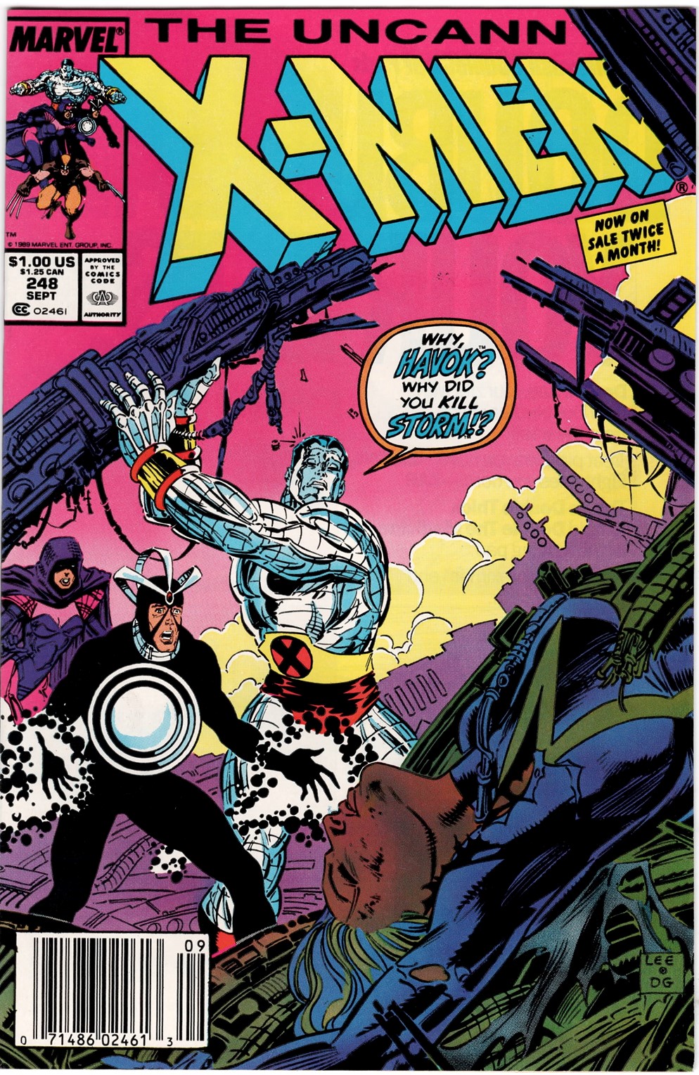 Uncanny X-Men #248 Newsstand Edition