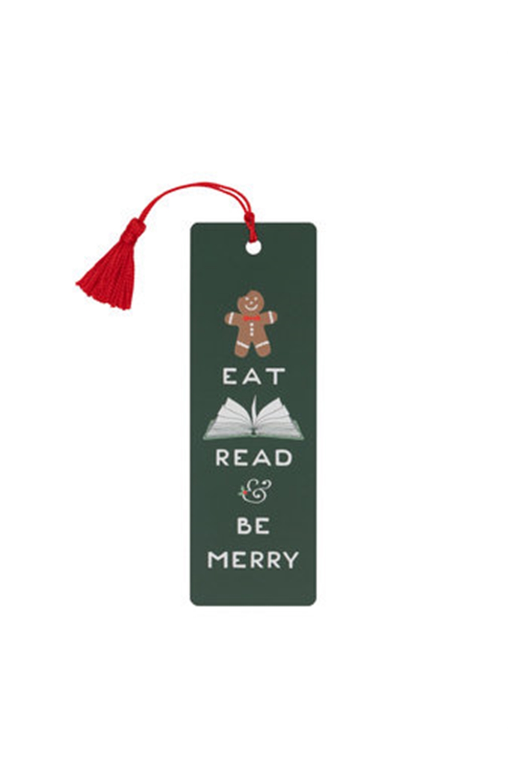 Eat, Read, & Be Merry Bookmark