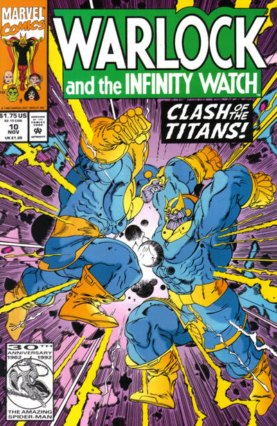 Warlock And The Infinity Watch #10 [Direct] - Nm- 9.2