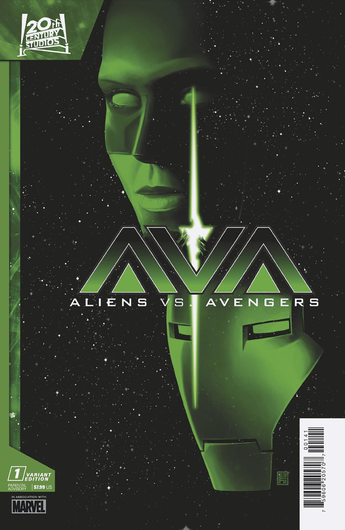 Aliens Vs. Avengers #1 John Tyler Christopher Homage Variant