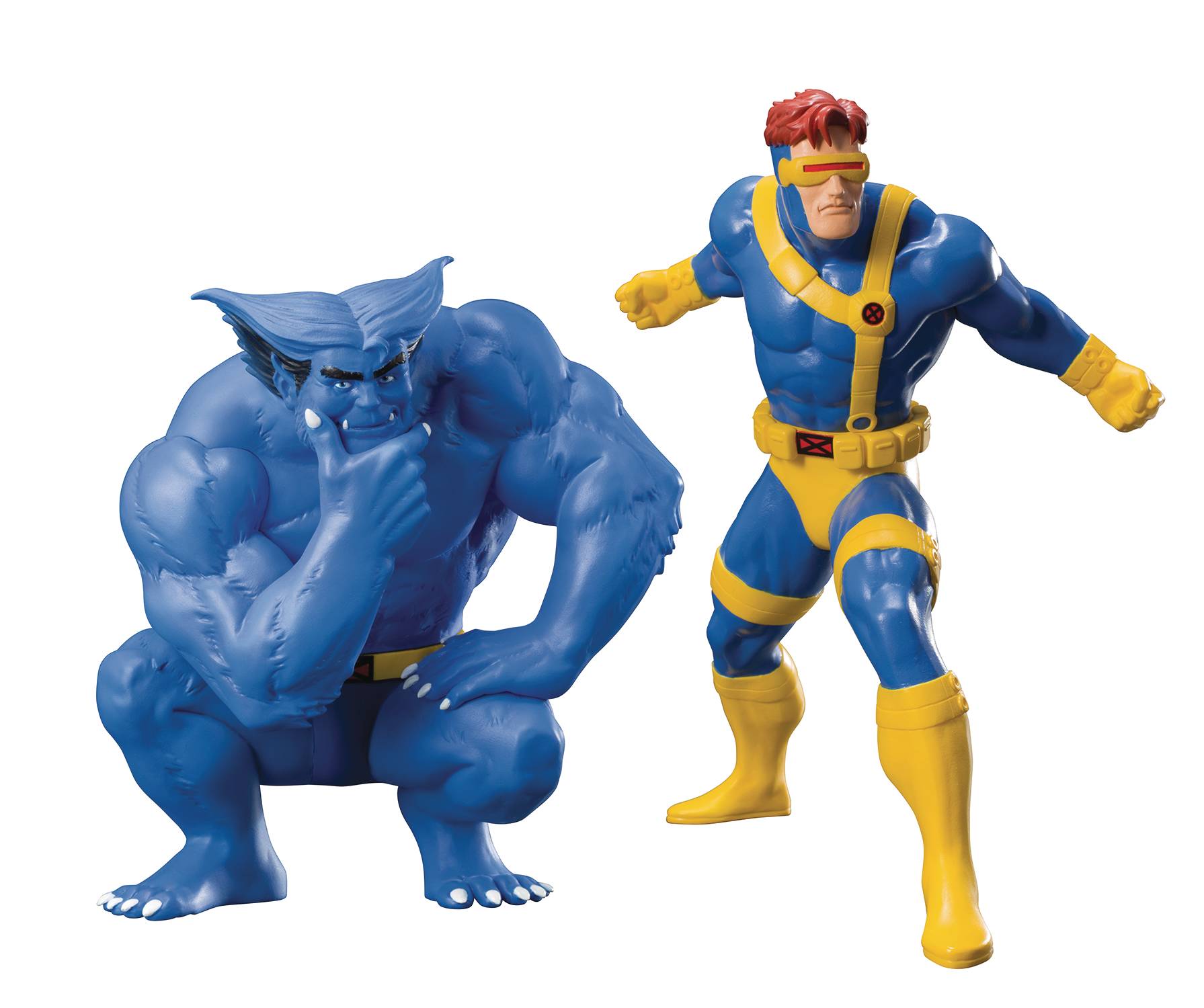 Marvel Cyclops & Beast 2 Pack Artfx+ Statue