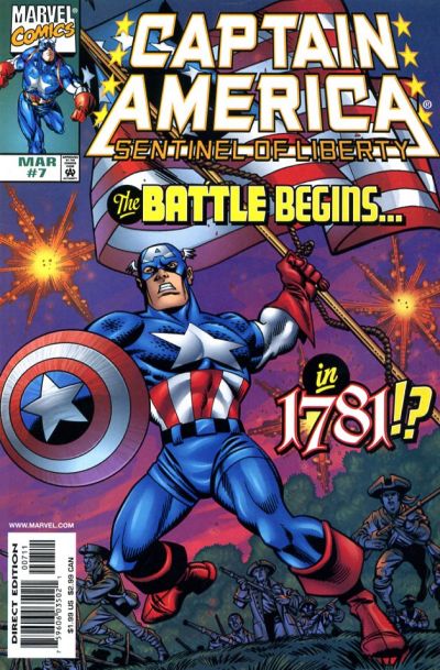 Captain America: Sentinel of Liberty #7 [Direct Edition]-Fine (5.5 – 7)