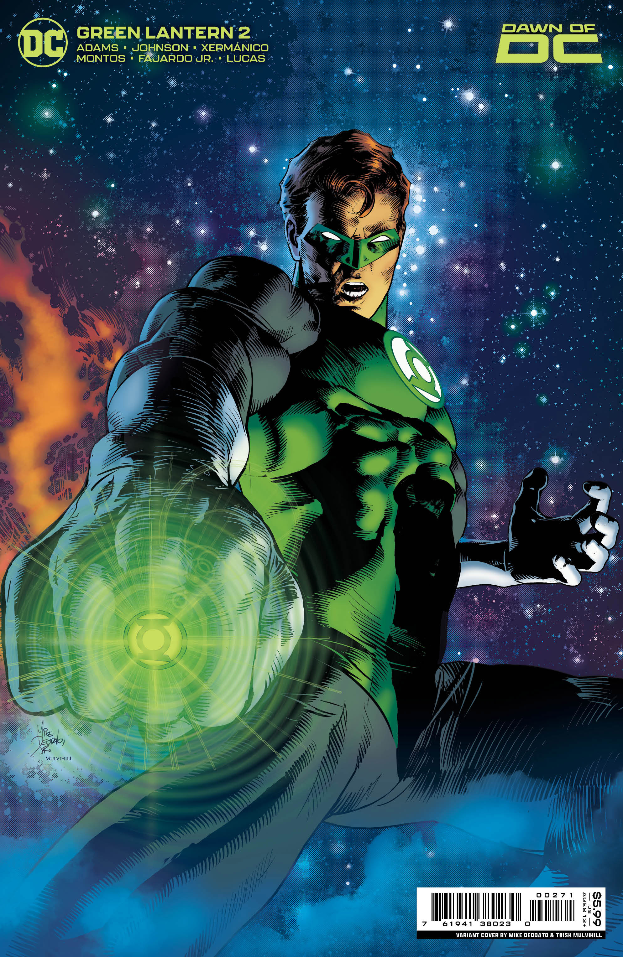 Green Lantern #2 Cover F Mike Deodato Jr Card Stock Variant