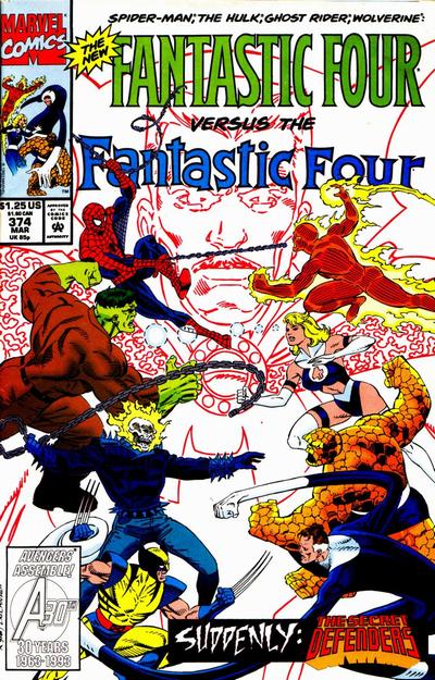 Fantastic Four #374 [Direct] - Vf/Nm 9.0