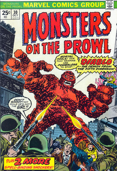 Monsters On The Prowl #30 [Mark Jewelers]-Very Good