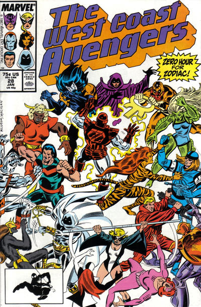 West Coast Avengers #28-Fine (5.5 – 7)