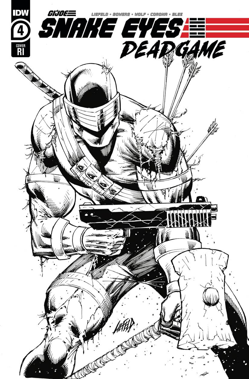 Snake Eyes Deadgame #4 1 for 10 Incentive Variant Liefeld (Of 5)