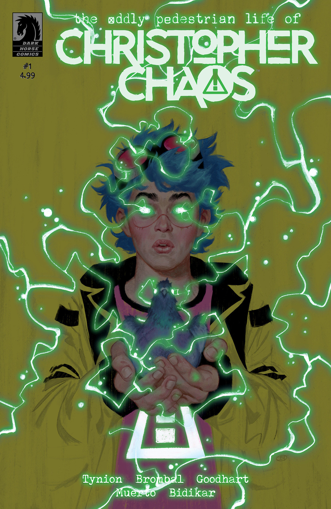 The Oddly Pedestrian Life of Christopher Chaos #1 Cover G 1 for 25 Incentive Glow In The Dark David Talaski