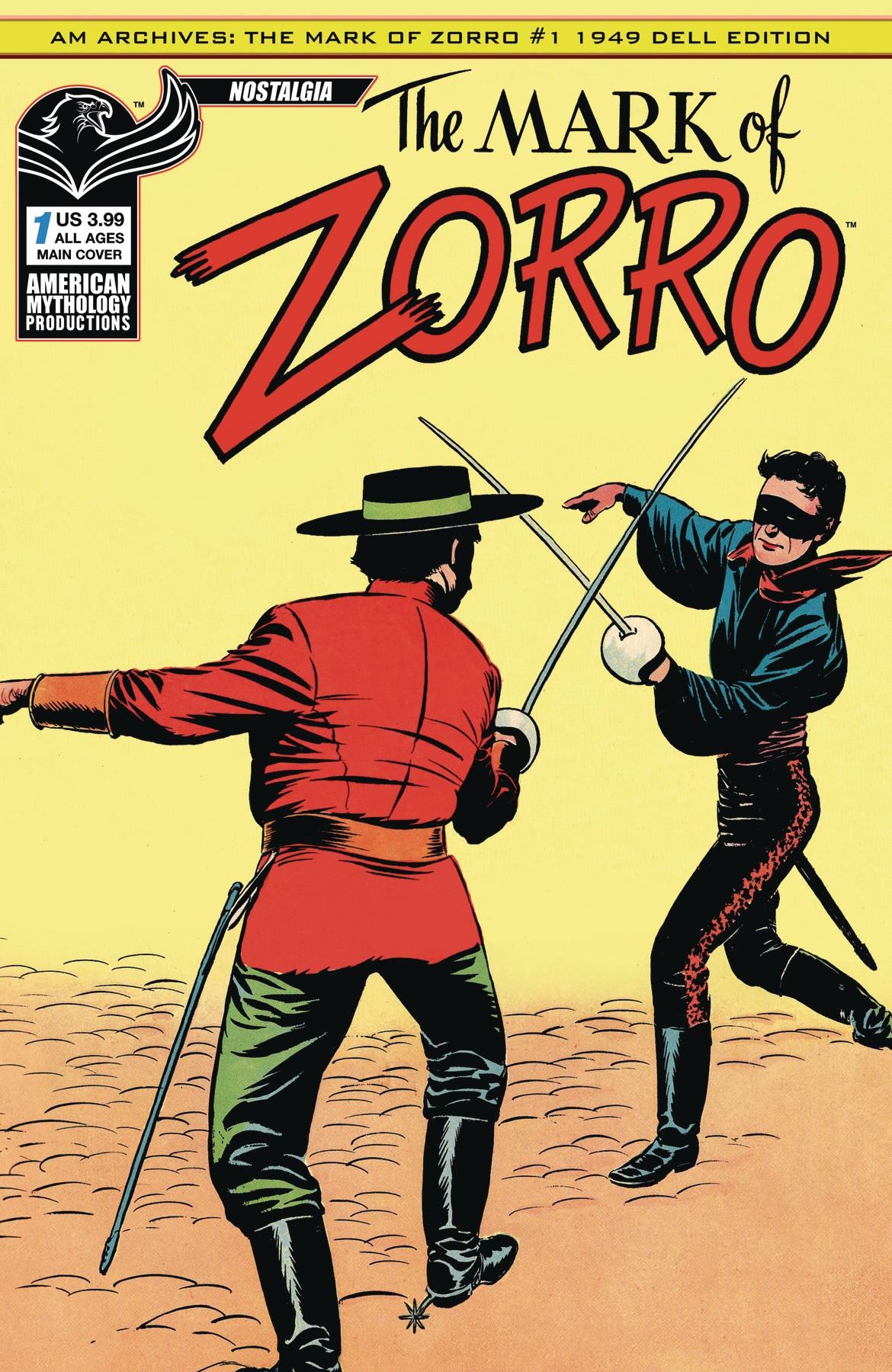 Am Archives Mark of Zorro 1949 1st App #1 Main Cover