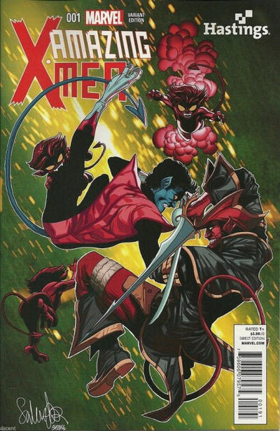 Amazing X-Men #1 [Hastings Exclusive Variant By Salvador Larroca]-Very Fine (7.5 – 9)