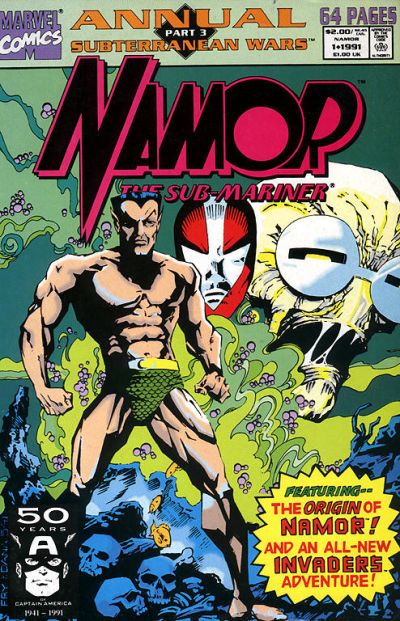 Namor, The Sub-Mariner Annual #1 [Direct](1991)-Very Fine (7.5 – 9)