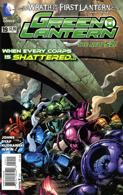 Green Lantern #19 [Newsstand] - Vf-