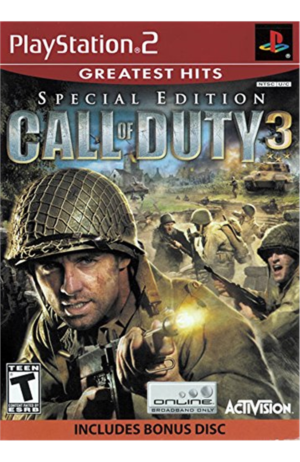 Playstation 2 Ps2 Call of Duty 3 - Special Edition