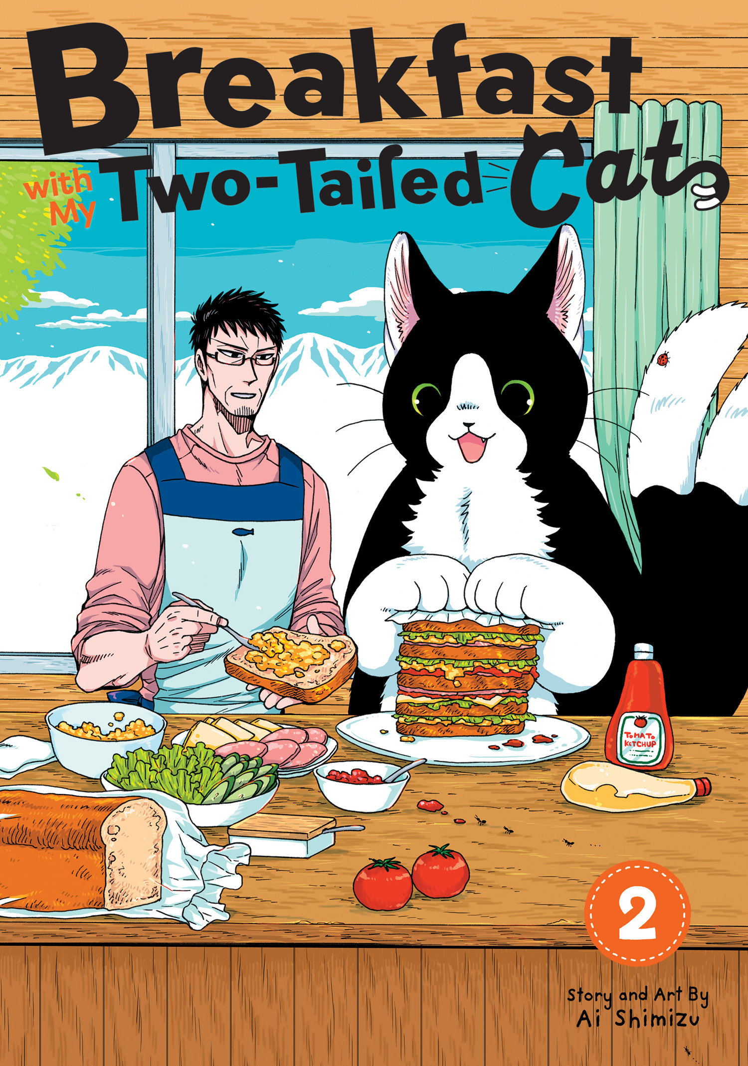 Breakfast With My Two-Tailed Cat Manga Volume 2 (Mature)