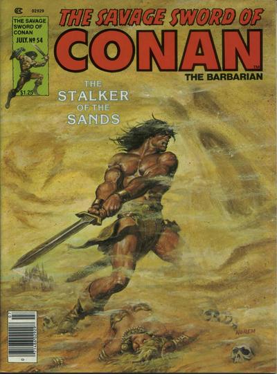 The Savage Sword of Conan #54-Very Good