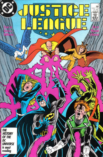 Justice League #2 [Direct]-Fine (5.5 – 7) (1987)