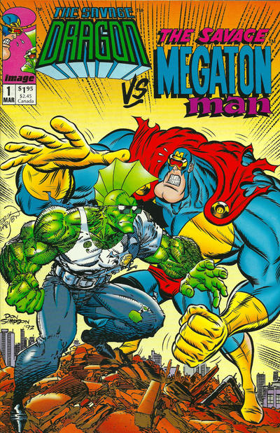 Savage Dragon Vs. Savage Megaton Man #1-Very Good (3.5 – 5)