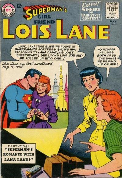 Superman's Girl Friend, Lois Lane #41-Good, Centerfold Detached