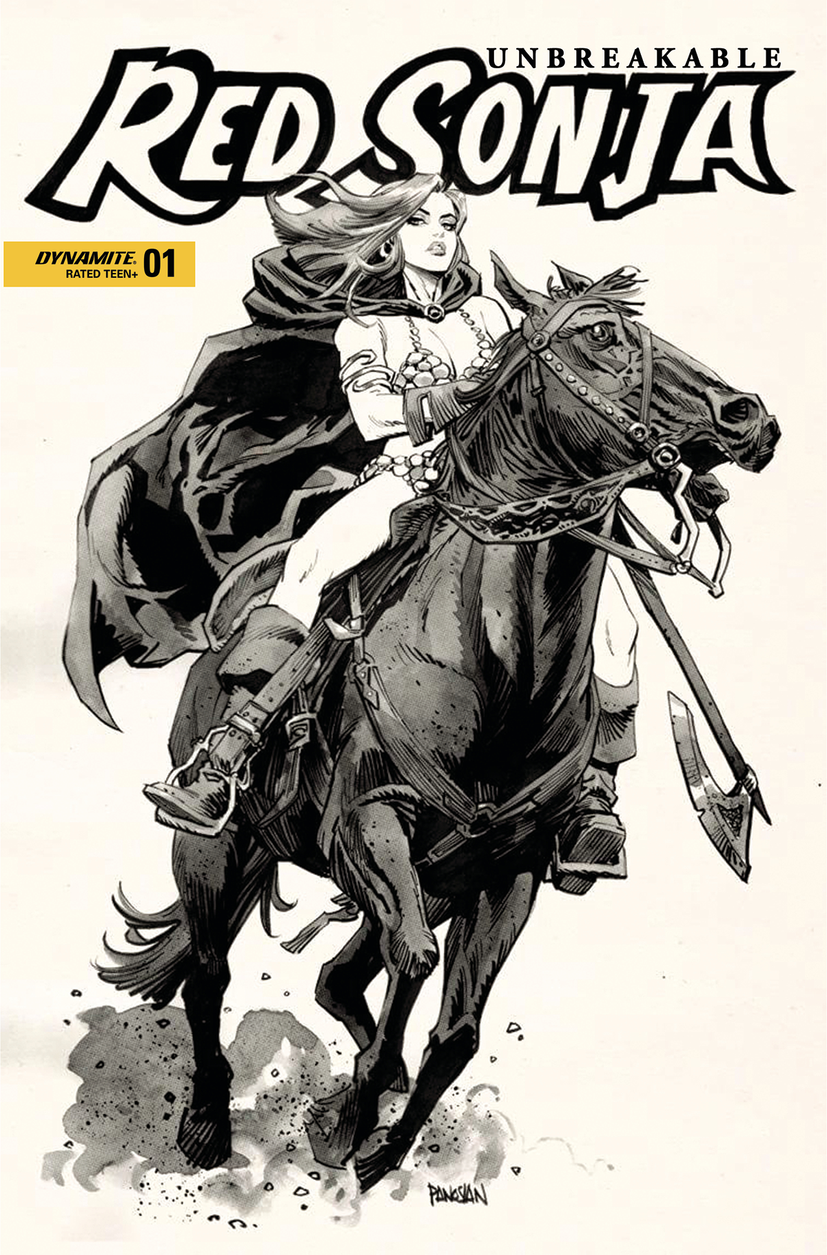 Unbreakable Red Sonja #1 Cover I 1 for 15 Incentive Panosian