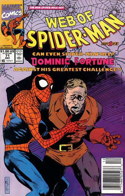 Web of Spider-Man #71 [Newsstand]-Very Fine