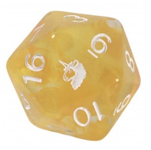 Role 4 Initiative 29Mm XL D20 Dice Diffusion Ki Rins Grace With Symbol
