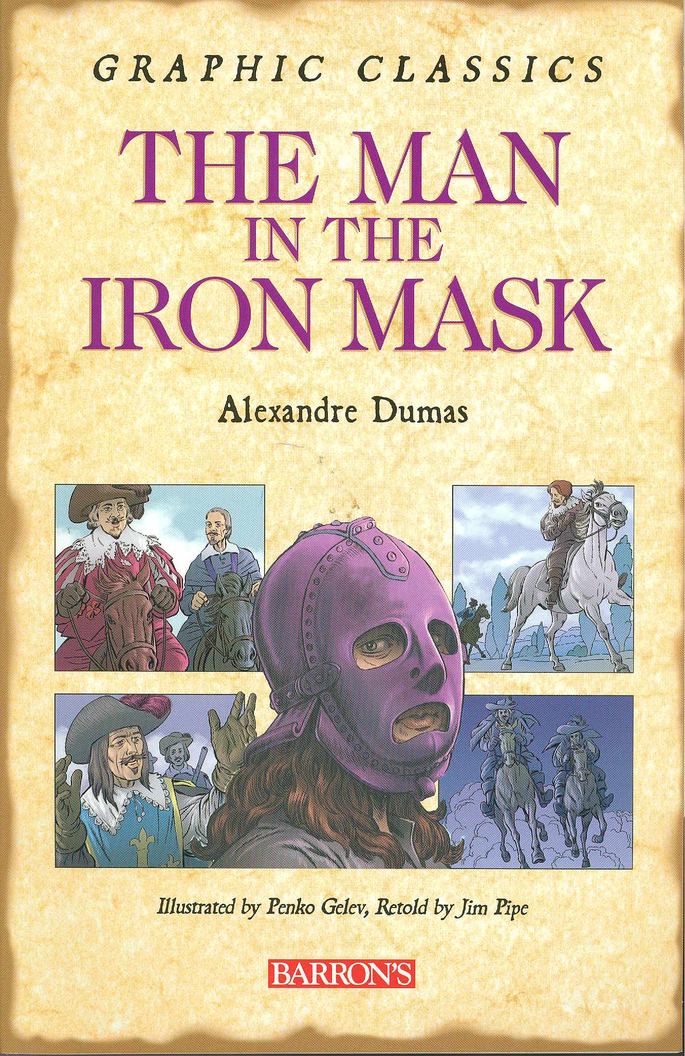 Barrons Graphic Classics Man In Iron Mask Soft Cover
